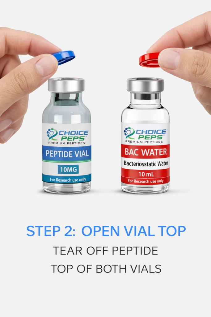 open vials