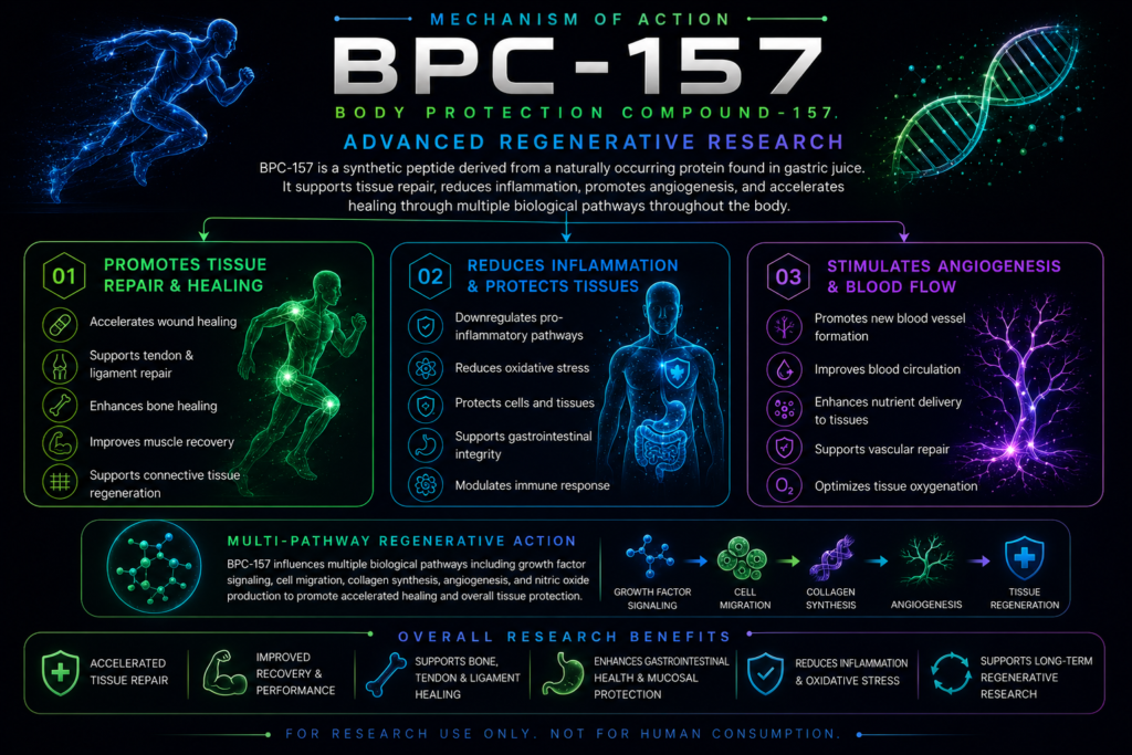 bpc 157 mechanism of action