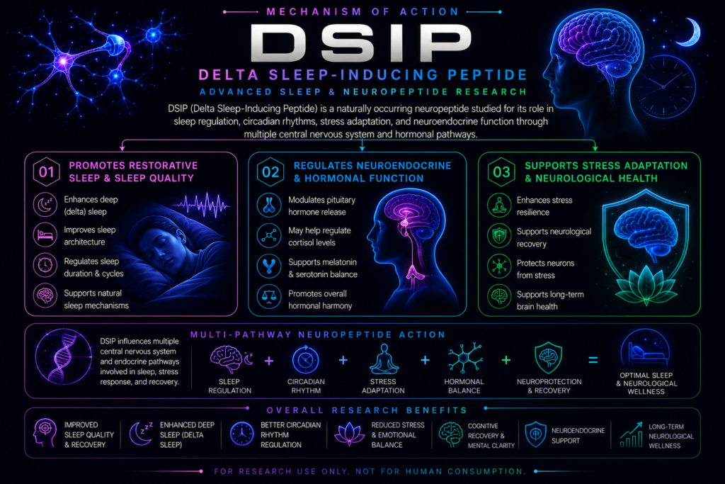 dsip mechanism of action