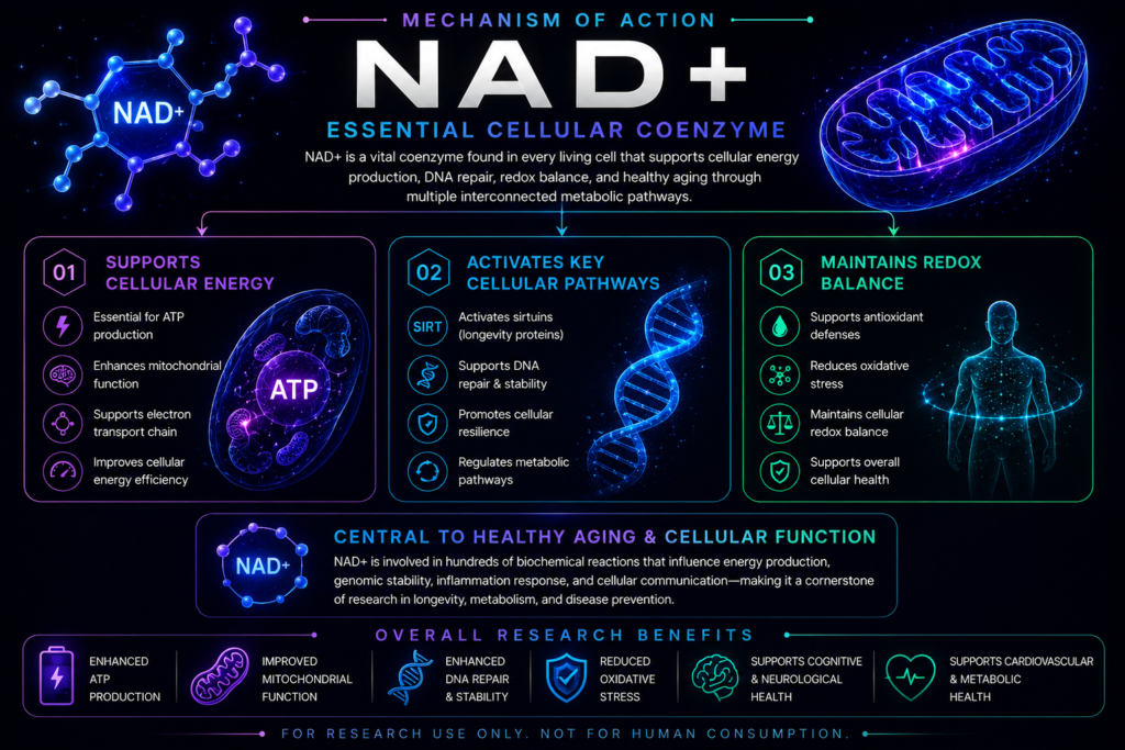 nad+ mechanism of action