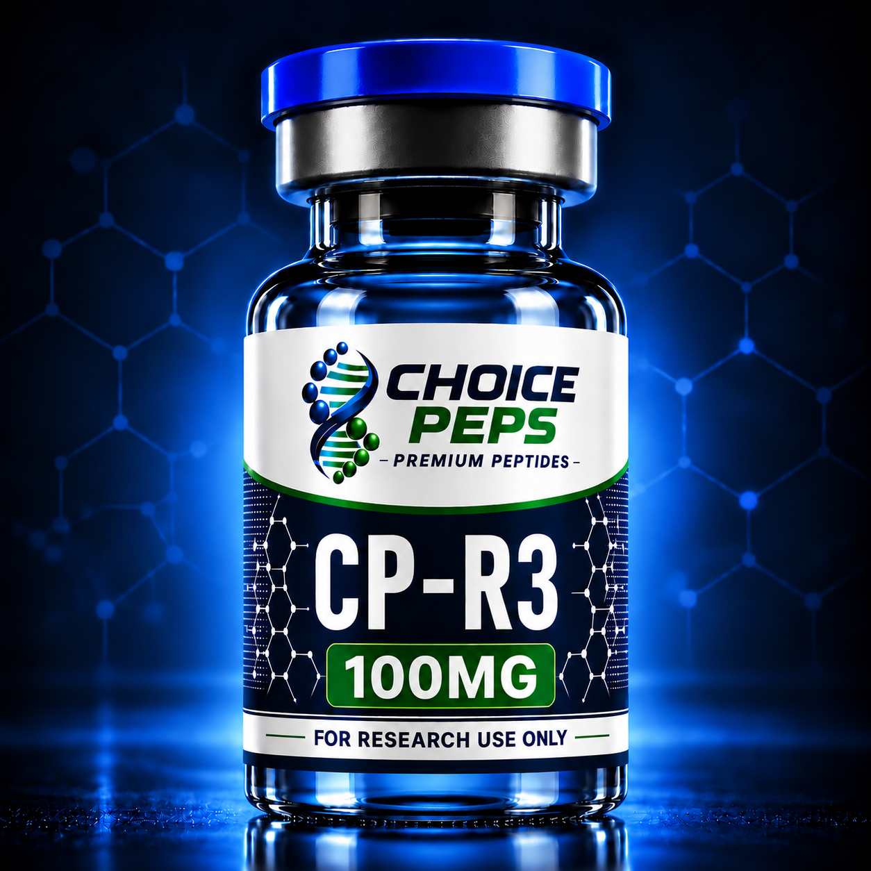 ChoicePeps CP-R3 100mg research peptide vial